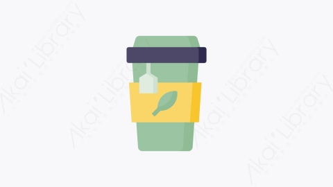 图片素材-003-茶杯tea_cup扁平卡通面包店元素图标