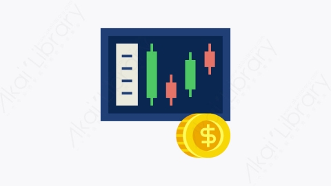 图片素材-003-交易trading扁平卡通金钱和金融的元素图标