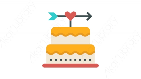 图片素材-003结婚蛋糕_wedding_cake庆祝节日活动道具元素图标