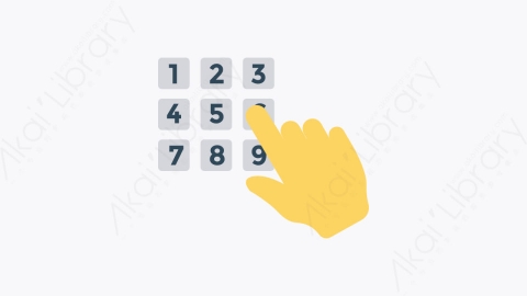 图片素材-0038-键盘keypad卡通扁平生活日常安全元素图标