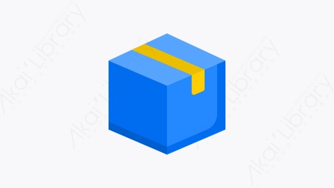 图片素材-004-箱子box扁平卡通Office元素图标