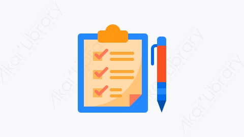 图片素材-004-检查表checklist扁平卡通文档元素图标