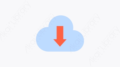 图片素材-004-下载download扁平卡通数据和网络元素图标