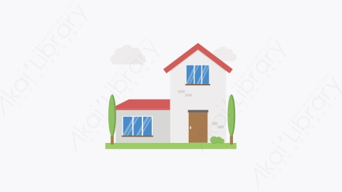 图片素材-004-宾馆guesthouse扁平卡通房屋建筑图标