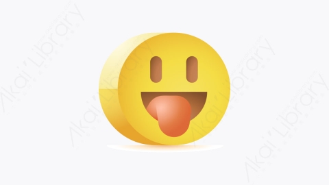 图片素材-004-吐舌头tongue卡通表情符号元素图标