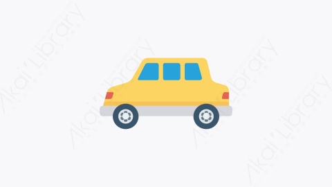 图片素材-004-车辆vehicle扁平卡通旅游旅行游记元素图标