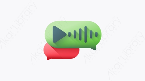 图片素材-004-语音信息voice_message扁平卡通工作主页元素图标