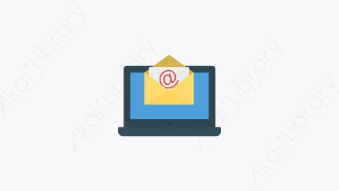 图片素材-0046-电子邮件email卡通扁平信息媒体广告元素图标