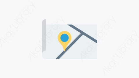 图片素材-0046-地图-17map卡通扁平地图和导航元素图标