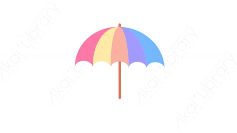 图片素材-005沙滩伞_beach_umbrella夏季沙滩道具元素图标