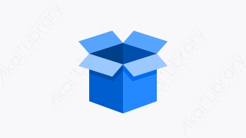 图片素材-005-箱子box扁平卡通Office元素图标