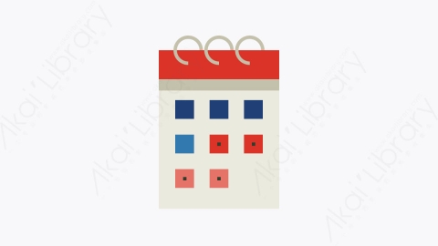 图片素材-005-日历calendars扁平卡通日历和日期元素图标