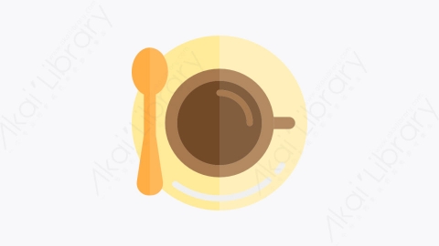 图片素材-005-咖啡coffee扁平卡通咖啡元素图标