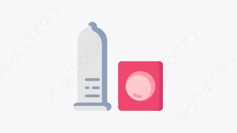图片素材-005-避孕套condom扁平卡通医疗医护艾滋病元素图标