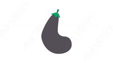 图片素材-005茄子_eggplant秋季自然道具元素图标