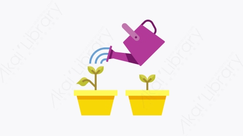 图片素材-005-园艺gardening扁平卡通爱好和空闲时间元素图标