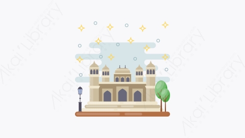 图片素材-005-伊蒂马德乌德杜拉墓tomb_of_itimad_ud_daulah扁平卡通亚洲建筑图标