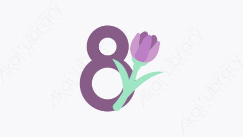 图片素材-005-妇女节womens_day扁平卡通妇女节元素图标