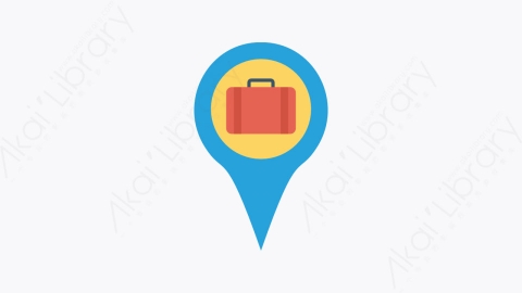 图片素材-0055-占位符-13placeholder卡通扁平地图和导航元素图标