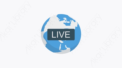 图片素材-0058-现场live卡通扁平信息媒体广告元素图标