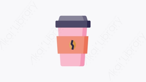 图片素材-006-咖啡杯coffee_cup扁平卡通面包店元素图标