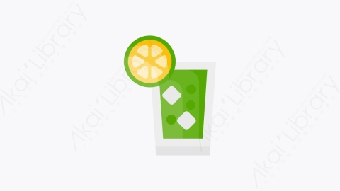 图片素材-006-柠檬水lemonade扁平卡通食物和饮料的元素图标