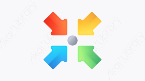 图片素材-006-集合点meeting_point扁平卡通位置元素图标