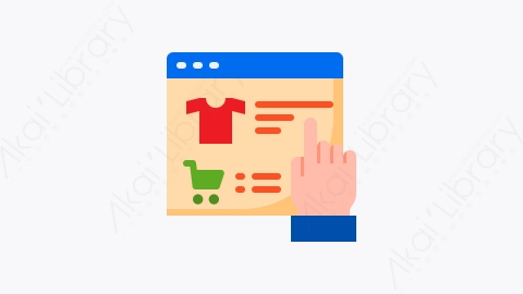 图片素材-006-网上购物online_shopping扁平卡通电子商务元素图标