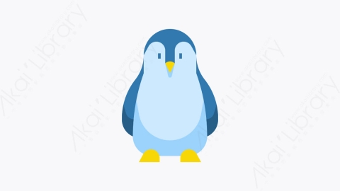 图片素材-006-企鹅penguin扁平卡通冬季元素图标