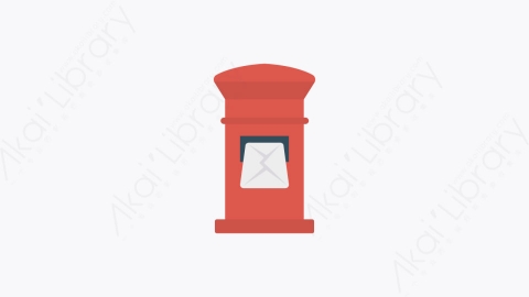 图片素材-0062-邮箱mailbox卡通扁平信息媒体广告元素图标