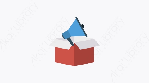 图片素材-0064-市场营销marketing卡通扁平信息媒体广告元素图标