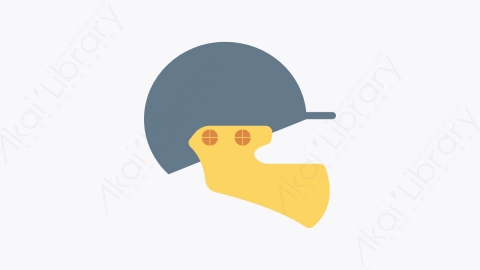 图片素材-0067-头盔-4helmet卡通扁平体育与健身元素图标