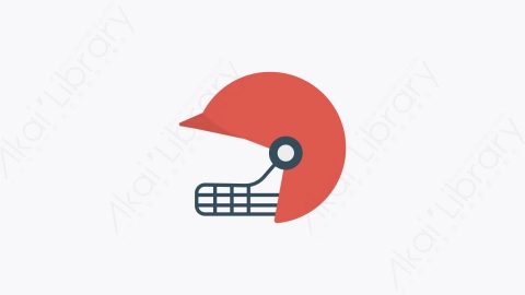 图片素材-0068-头盔helmet卡通扁平体育运动活动元素图标