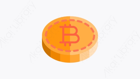 图片素材-007-比特币-1bitcoins扁平卡通金融财经比特币元素图标