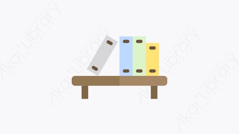 图片素材-007-书架bookshelf扁平卡通家具和家用元素图标