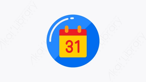 图片素材-007-日历calendar扁平卡通用户界面元素图标