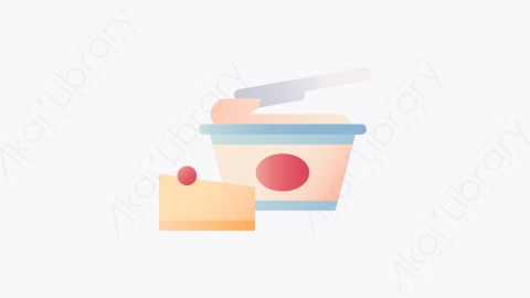 图片素材-007-奶油cream扁平卡通乳制品图标