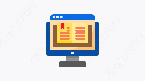 图片素材-007-在线学习online_learning扁平卡通教育与学校元素图标