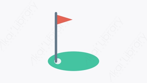 图片素材-0072-高尔夫-4golf卡通扁平体育与健身元素图标