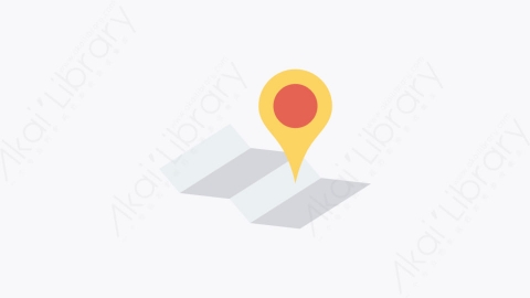 图片素材-0075-地图-11map卡通扁平地图和导航元素图标