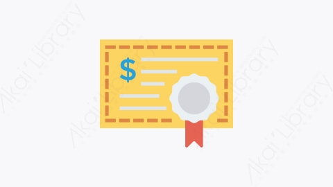 图片素材-0077-证书certificate卡通扁平商业和办公元素图标