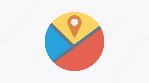 图片素材-0077-占位符-5placeholder卡通扁平地图和导航元素图标