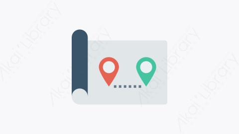 图片素材-0078-地图-10map卡通扁平地图和导航元素图标