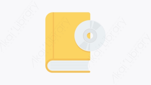 图片素材-008-有声读物audiobook扁平卡通学校教育图标元素