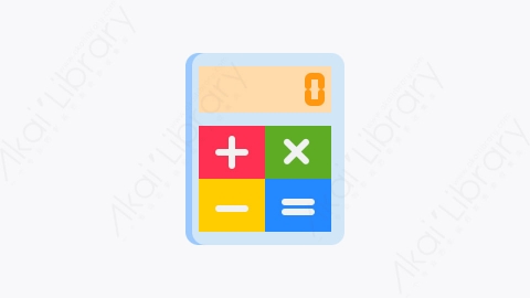 图片素材-008-计算器calculator扁平卡通家用电器电子元素图标