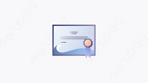 图片素材-008-认证certification扁平卡通潜水设备图标