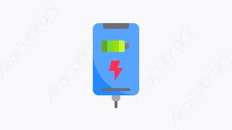 图片素材-008-充电charge扁平卡通智能手机元素图标
