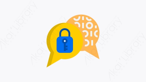 图片素材-008-数据加密data_encryption扁平卡通网络安全元素图标