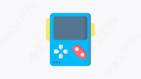 图片素材-008-游戏男孩gameboy扁平卡通玩具元素图标