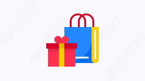图片素材-008-购物shopping扁平卡通商务业务启动元素图标